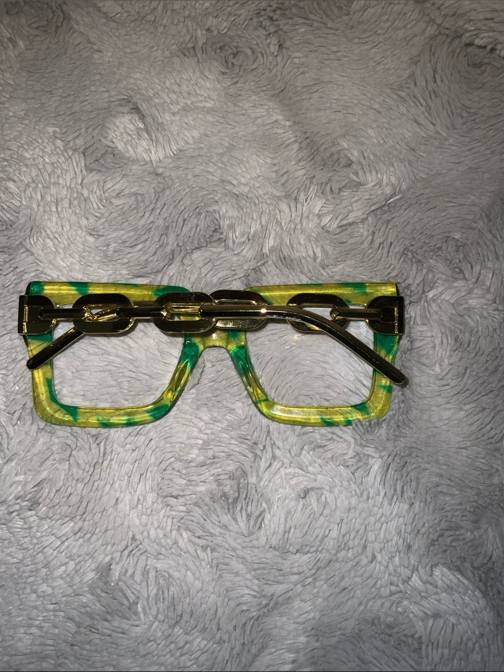 Square Frame Fashion Glasses - Picture 7 of 7